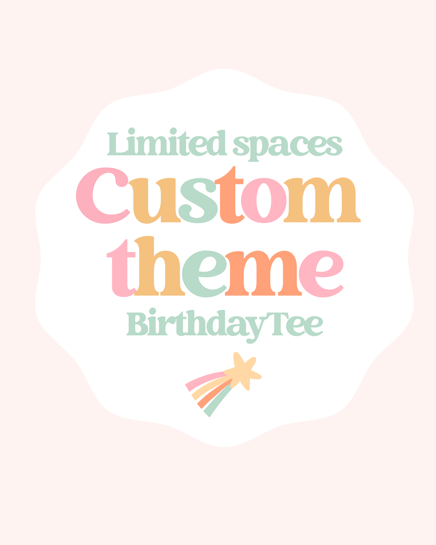 Custom Theme Birthday Club Tees : Limited Time Only!