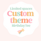 Custom Theme Birthday Club Tees : Limited Time Only!